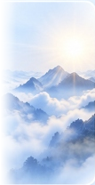 Dissolves Brain Fog Morning Mountain Illustration