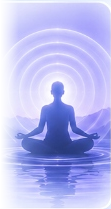 Deep Stress Relief Meditation Illustration