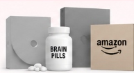 Brain Pills and Amazon Box