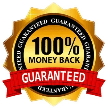 100% Money Back Guaranteed Seal